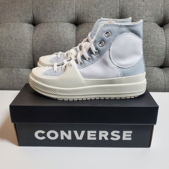 BNIB Converse Chuck Taylor All Star Construct Platform - Ghosted - Picture 3 of 12